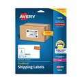 Avery Shipping Labels with TrueBlock Technology, Laser Printers, 2.5 x 4, White, PK200, 200PK 5816